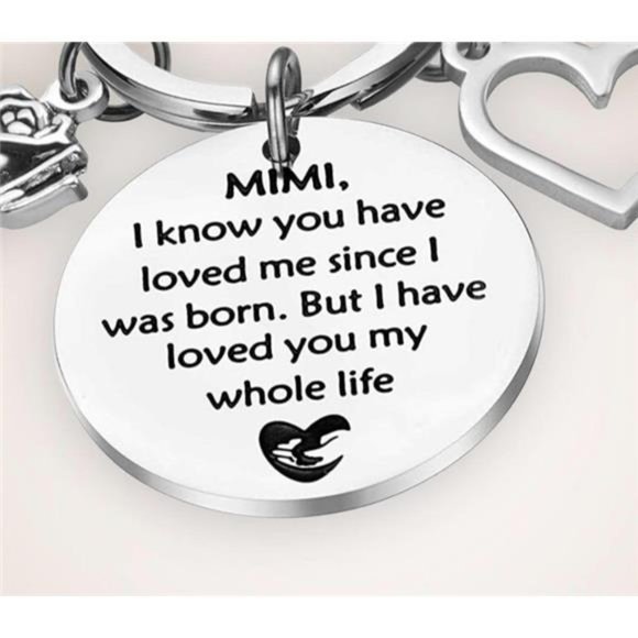 Mimi I Know You Have Loved Me Since I Was Born Keychain | Mimi Grandma Present - Picture 8 of 8